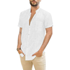 Camisa de linho masculina