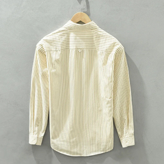 Camisa listrada Versátil em algodão