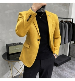 Blazer Casual Aveludado Slim