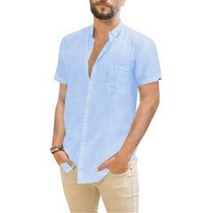 Camisa de linho masculina