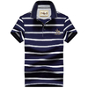 Polo masculina casual algodão