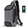 Shoulderbag com cadeado anti-furto e porta USB