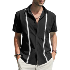 Camisa masculina casual solto