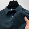 Camisa polo manga curta tecido tridimensional - comprar online