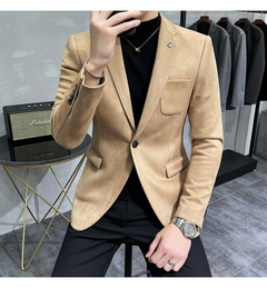 Blazer Casual Aveludado Slim