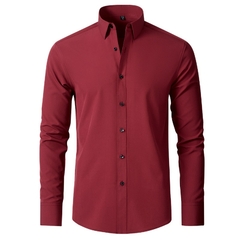 Camisa Masculina Slim Elástica