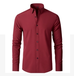 Camisa Masculina Slim Elástica