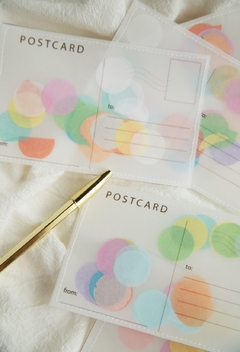 Postal confetti x2 - tienda online