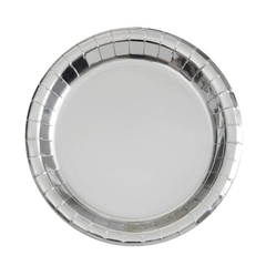 Platos silver x10 - comprar online