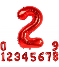 NUMEROS ROJOS 60cm - comprar online