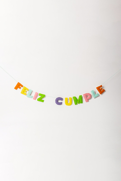 GUIRNALDA FELIZ CUMPLE COZY COLOR