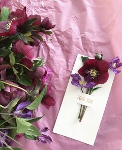 Tarjeta floral x2 - comprar online