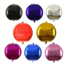 globo redondo metalizado 3d - tienda online