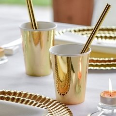 vasos gold x10 - comprar online