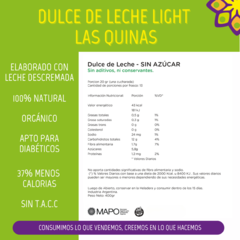 Pack x 6: Dulce De Leche Natural Sin Azúcar x 450 grs - Las Quinas - comprar online