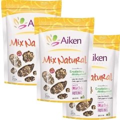 Pack x 3: Mix Natural de Semillas Aiken 250 g. Lino, Chía y Quinoa Tostada