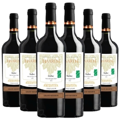 6x Vino Tinto Orgánico - Grand Reserva - Malbec - B. Haarth