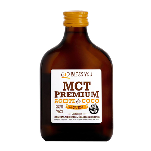 Aceite de coco liquido MCT premium God Bless You