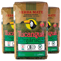 Pack x 3: Yerba Mate Orgánica Tucanguá 1 Kg.