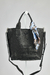 MINI TOTE NEGRA + CORREA MESINA NEGRA (55cm) - comprar online