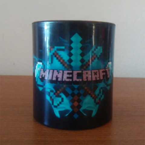 Taza Minecraft - logo