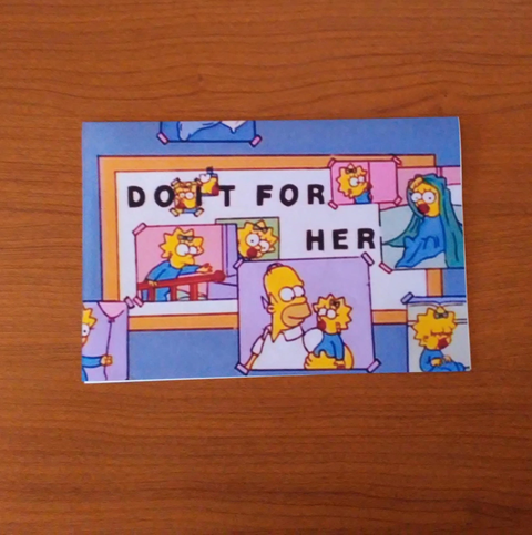 Maxidedicatorias Día del padre - Los Simpson Do It