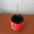 Impresión 3D - Mate Pacman Fantasma rojo con bombilla autolimpiante - comprar online