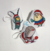 Adornitos de navidad - pack x 3 - Bob esponja (Perlita, Plankton, Señora Puff)