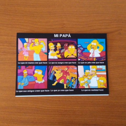 Maxidedicatorias Día del padre - Los Simpson mi papá