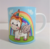 Taza Unicornio - Fondo celeste - comprar online