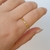 Anillo B76 cadenita (dorado) - comprar online