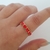 Anillo B19 corazones rojos