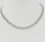 Choker grumet cubic plateado