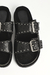 SANDALIA CROCO NEGRO