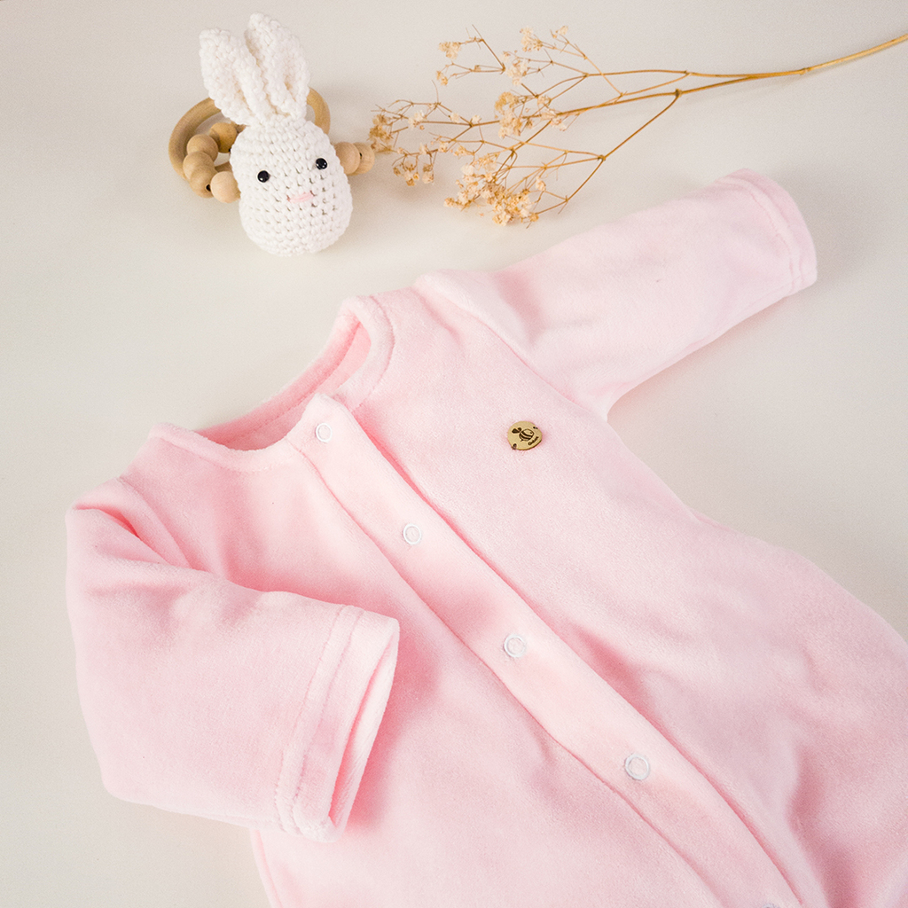 OUTLET enterito de plush rosa Gubee ropa de beb