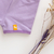 Short lila cintura de rib en internet