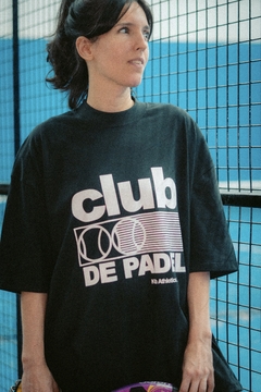 REMERA CLUB DE PADEL BLK en internet