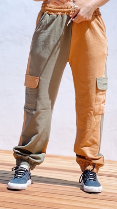 PANT CARGO GEMINIS | CAMEL/VERDE - tienda online