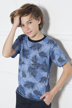 Remera flame estampada (ART 4264)