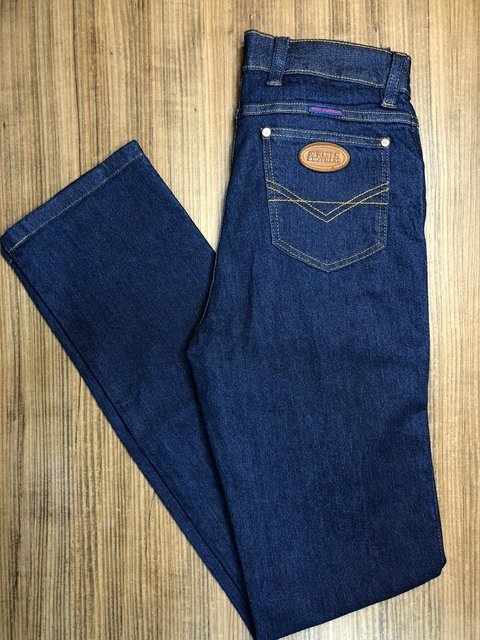 CAL A JEANS MASCULINA WEST BROTHERS AMACIADO AZUL