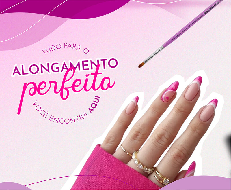 Kit Para Nail Art Carimbo De Unhas + 15 Pincéis