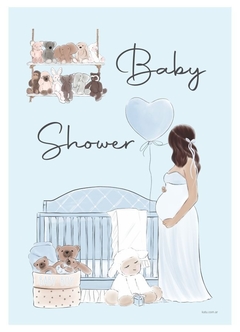 CARTEL PUERTA BABY SHOWER EMBARAZADA