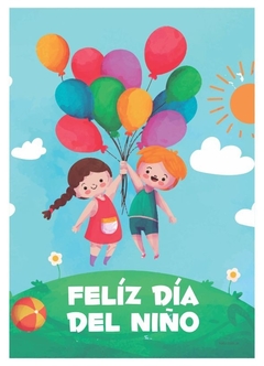 CARTEL FELIZ DIA DEL NIÑO en internet