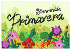 CARTEL FELIZ PRIMAVERA (VARIOS DISEÑOS) en internet