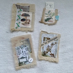 ETIQUETAS DE TELA DECO SCRAP - katu