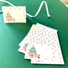 TARJETAS MARCADOR DE SITIO NAVIDAD PACK X 10