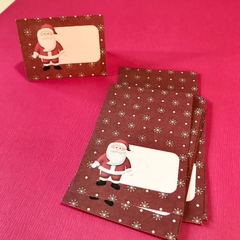 TARJETAS MARCADOR DE SITIO NAVIDAD PACK X 10 - comprar online