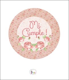 Invitación cumpleaños redonda