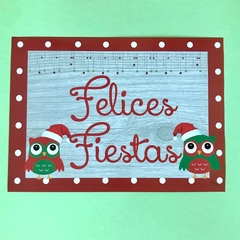 2X1 - CARTELES NAVIDAD AUTOADHESIVOS - tienda online