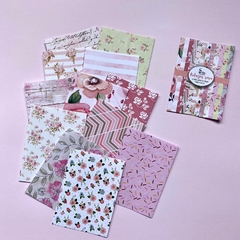 LINEA MINI SCRAP - RETAZOS ROSA - comprar online